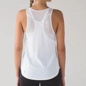 LULULEMON Sculpt Tank II Cross Back Running Breathable Ladies Mesh Tank